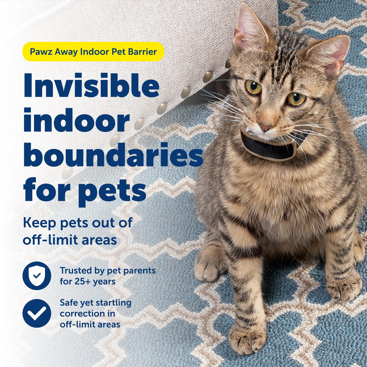 Indoor Wireless Pet Barrier with Receiver Collar X1707